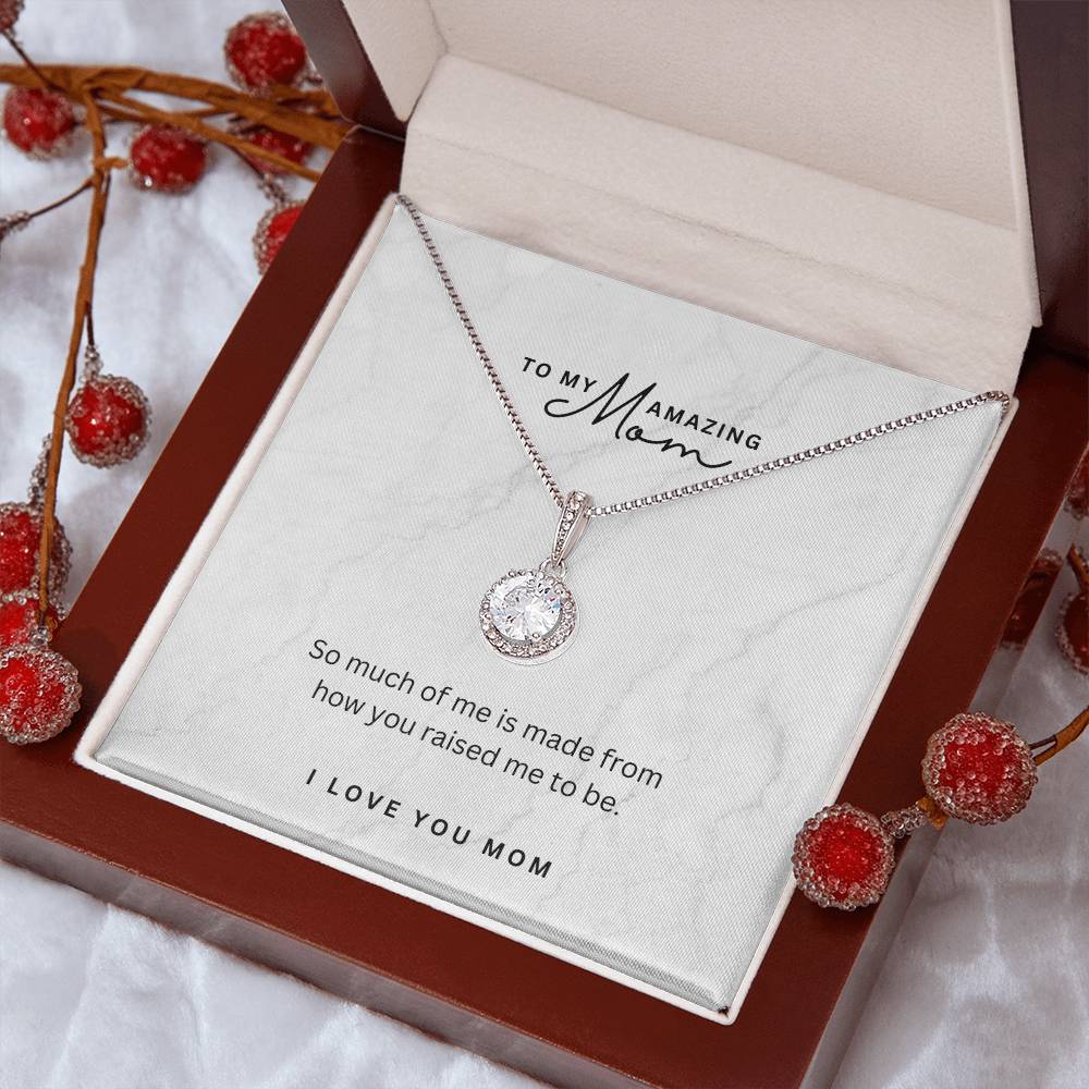 Necklace for Mom You Raised Me - Gratitude Gift for Mom