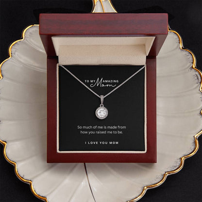 Necklace for Mom You Raised Me - Gratitude Gift for Mom