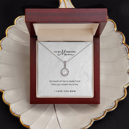 Necklace for Mom You Raised Me - Gratitude Gift for Mom