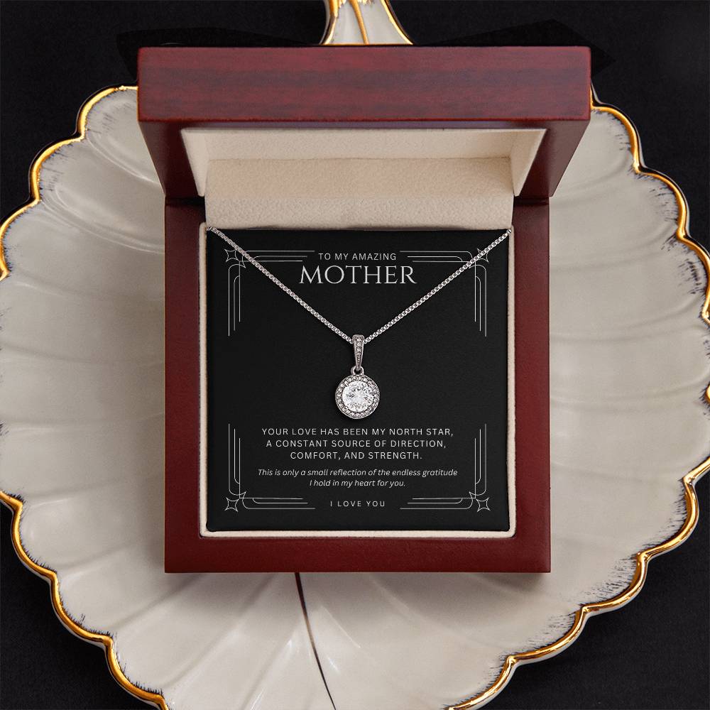 Necklace for Mother North Star - Gratitude Gift for Mom