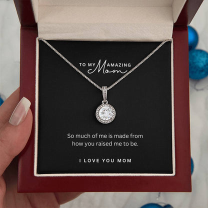 Necklace for Mom You Raised Me - Gratitude Gift for Mom