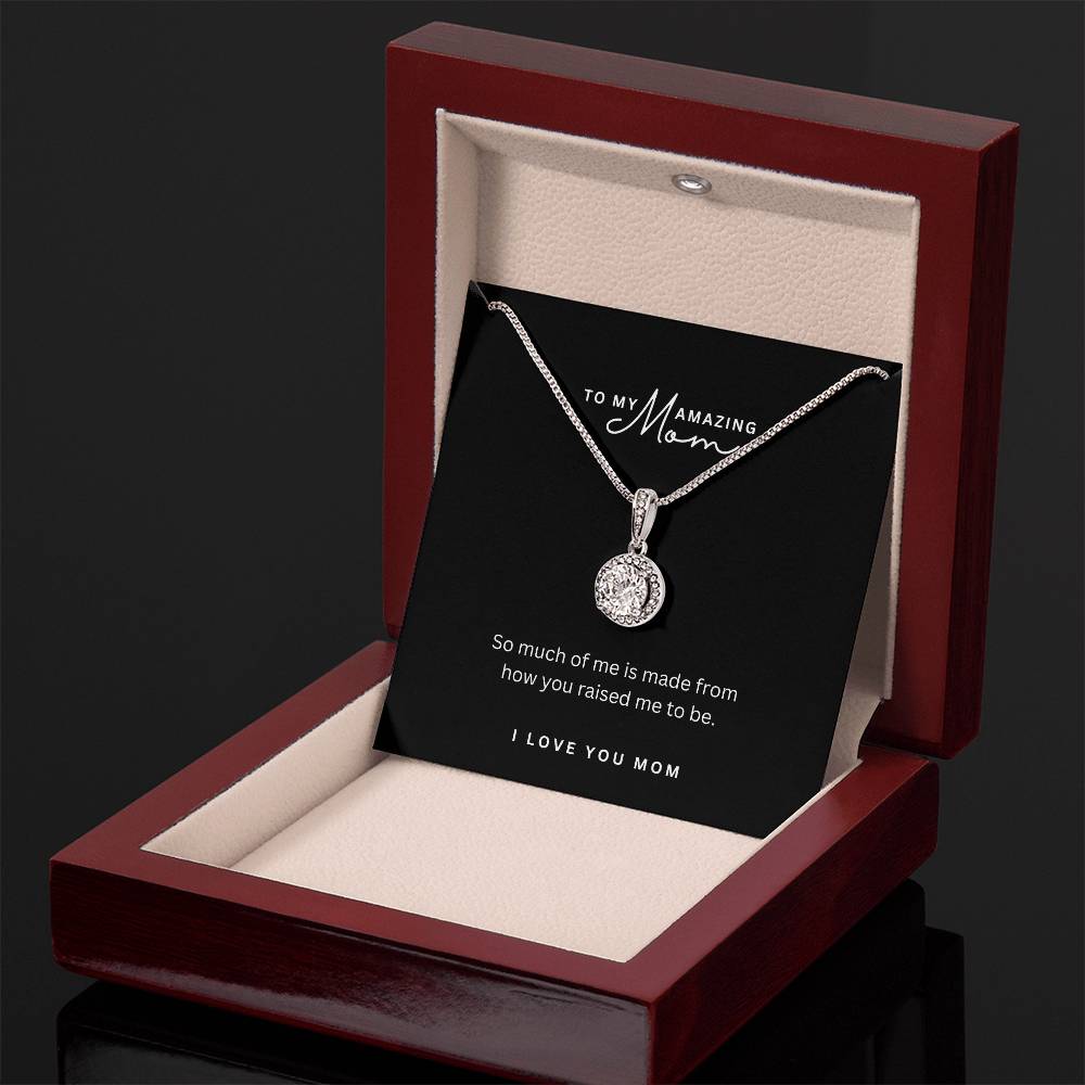 Necklace for Mom You Raised Me - Gratitude Gift for Mom