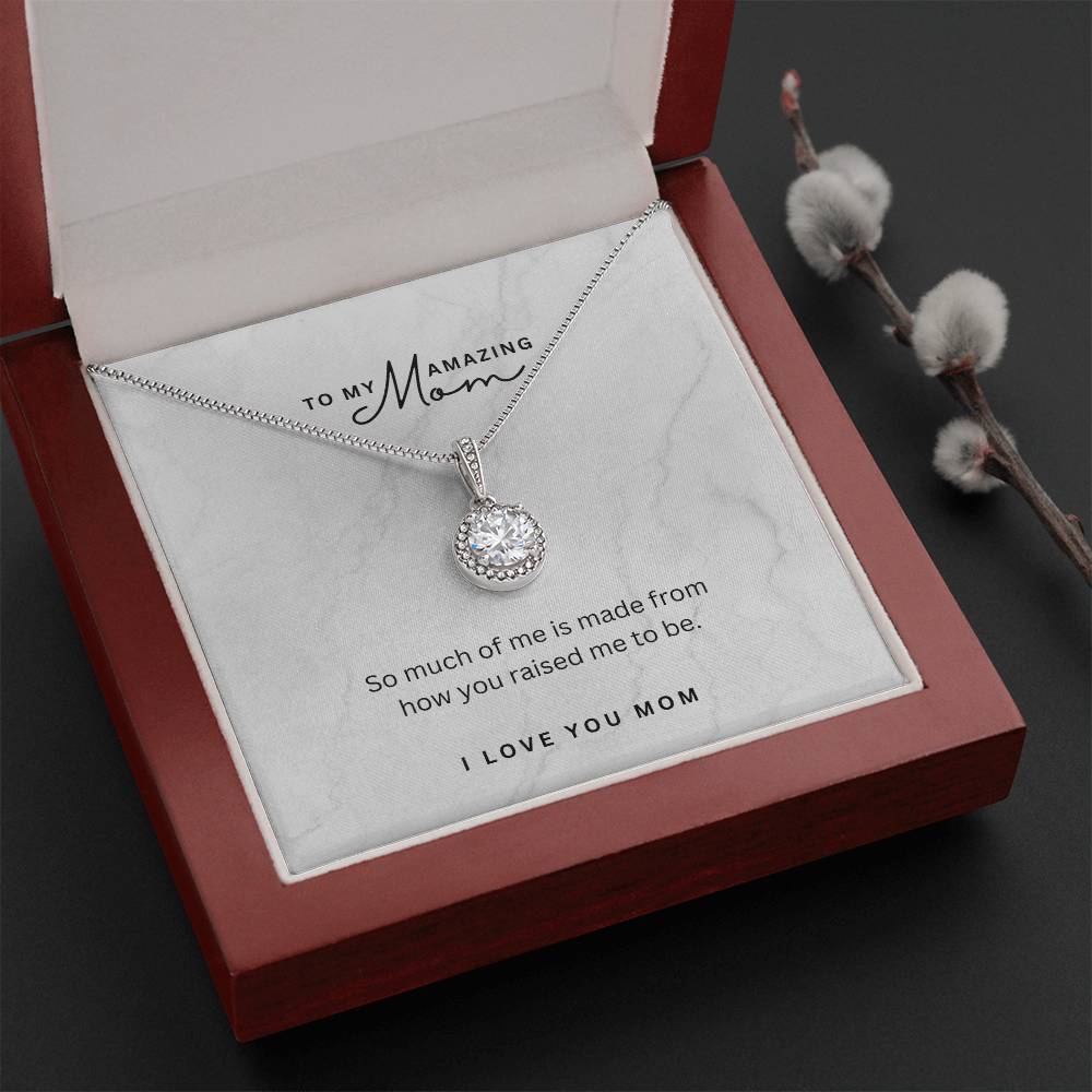 Necklace for Mom You Raised Me - Gratitude Gift for Mom