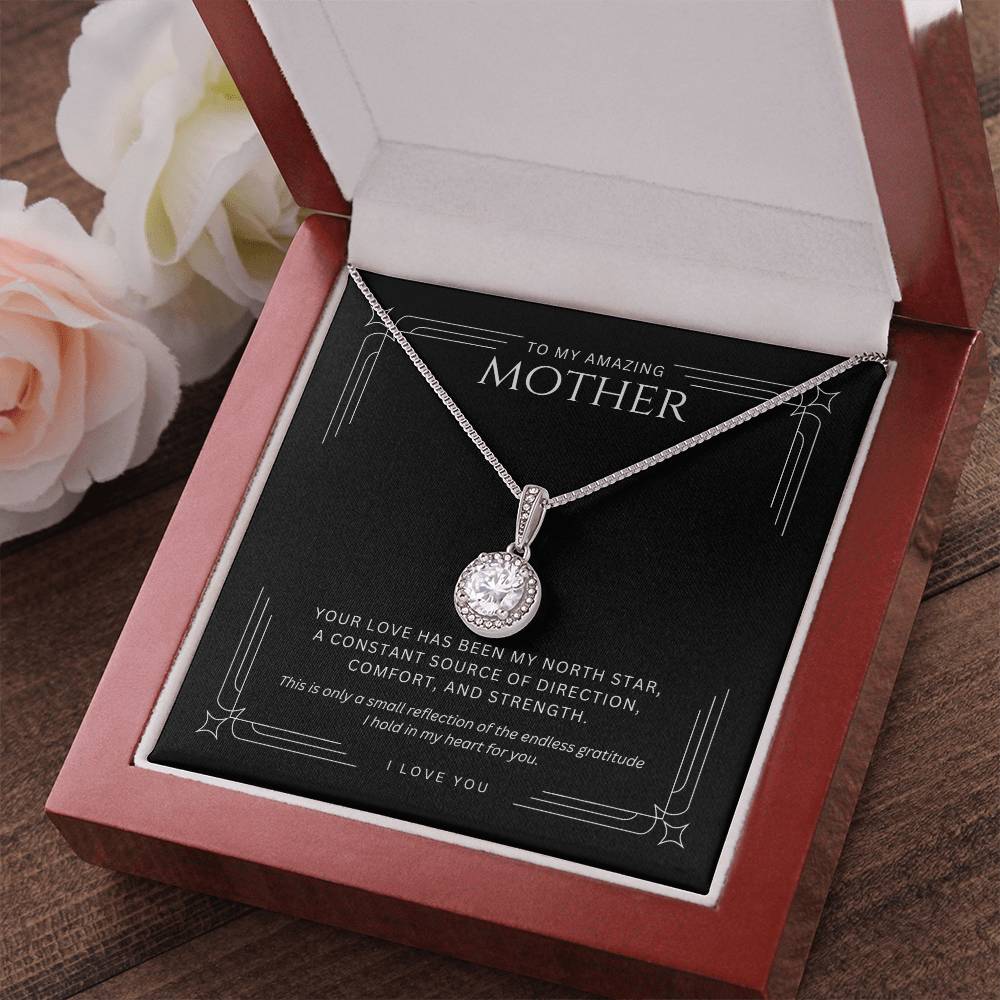 Necklace for Mother North Star - Gratitude Gift for Mom