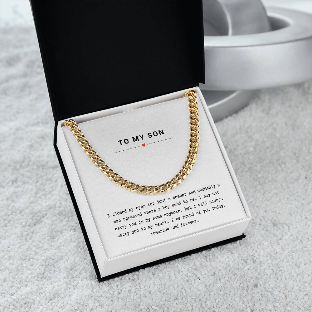 Gift for Son Proud of You - Chain Necklace