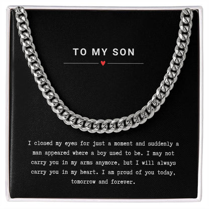 Gift for Son Proud of You - Chain Necklace