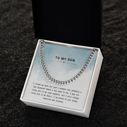 Gift for Son Proud of You - Chain Necklace