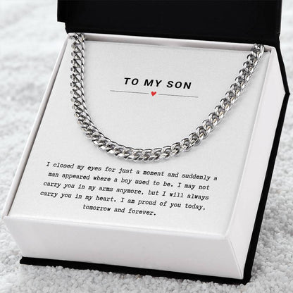 Gift for Son Proud of You - Chain Necklace