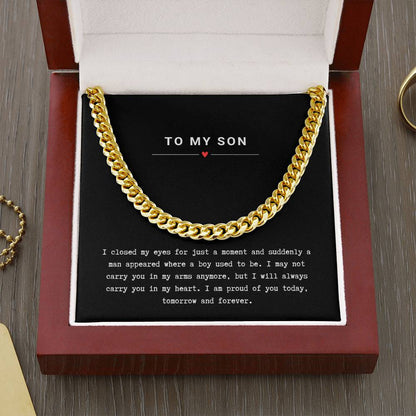 Gift for Son Proud of You - Chain Necklace