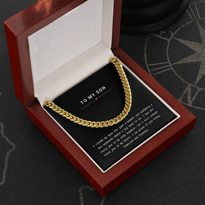 Gift for Son Proud of You - Chain Necklace