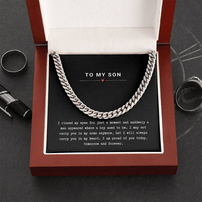 Gift for Son Proud of You - Chain Necklace