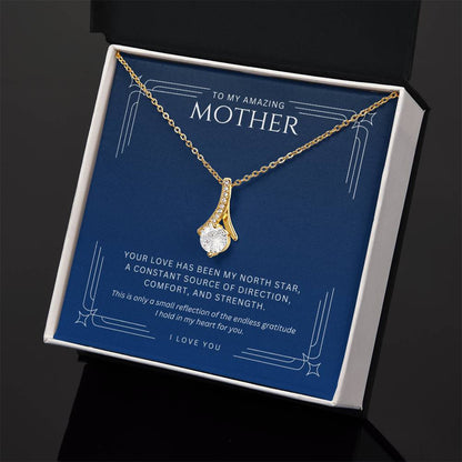 Necklace for Mother North Star - Gratitude Gift for Mom