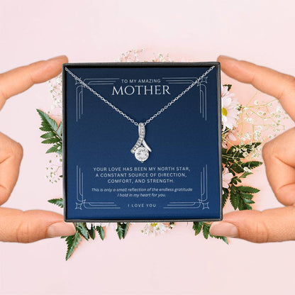 Necklace for Mother North Star - Gratitude Gift for Mom