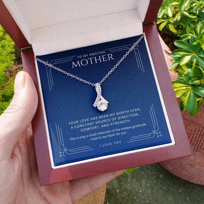 Necklace for Mother North Star - Gratitude Gift for Mom