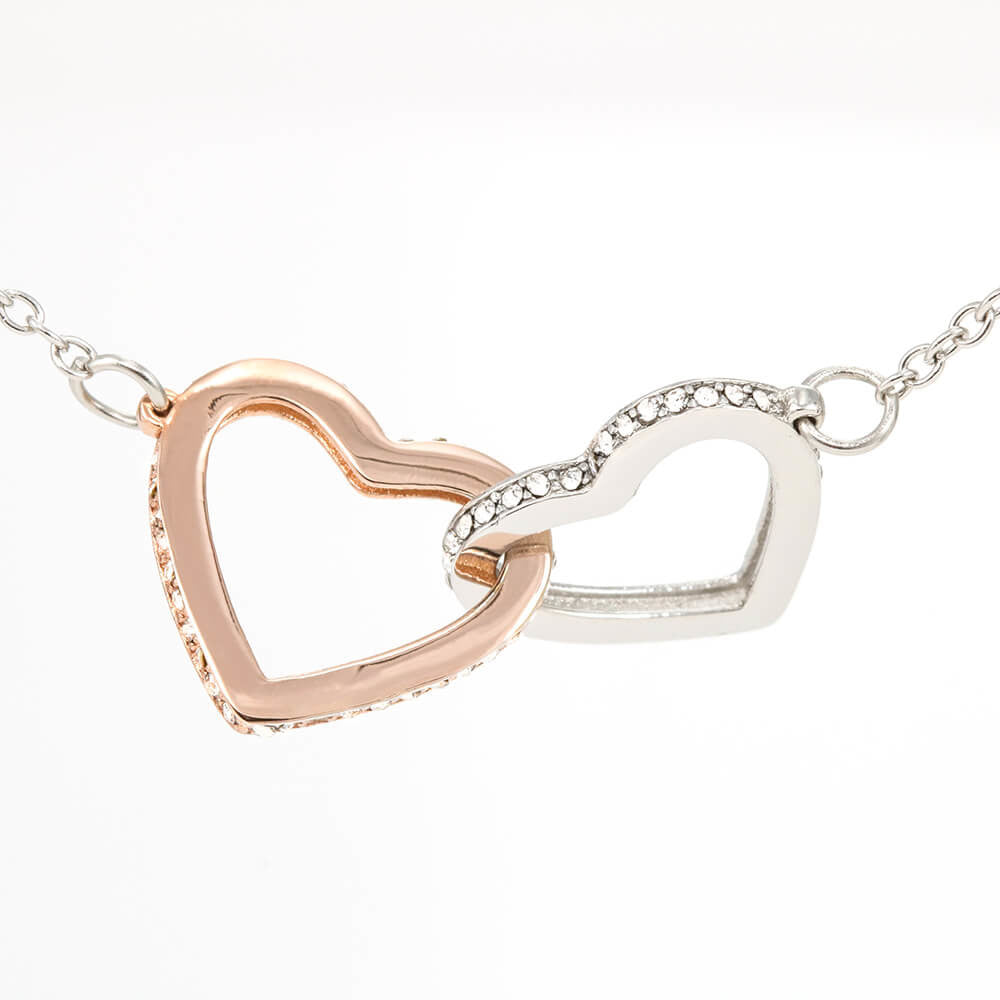 Gift for Daughter Unbreakable Bond - Interlocking Hearts Necklace