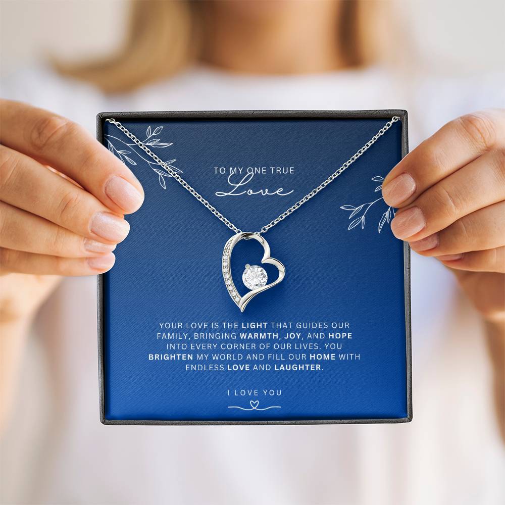 Necklace for Wife One True Love - Heart Necklace